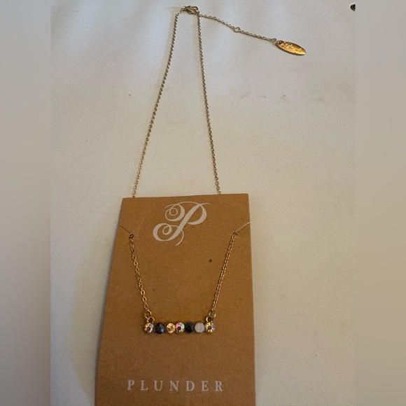 Plunder Gold and Multicolor Necklace - Picture 1 of 3